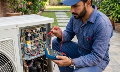 AC electrical repair in Business Bay