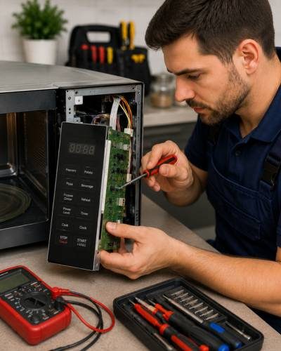 Microwave Control Panel Repair Image