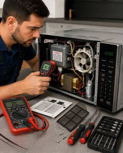 Microwave Overheating Repair Image